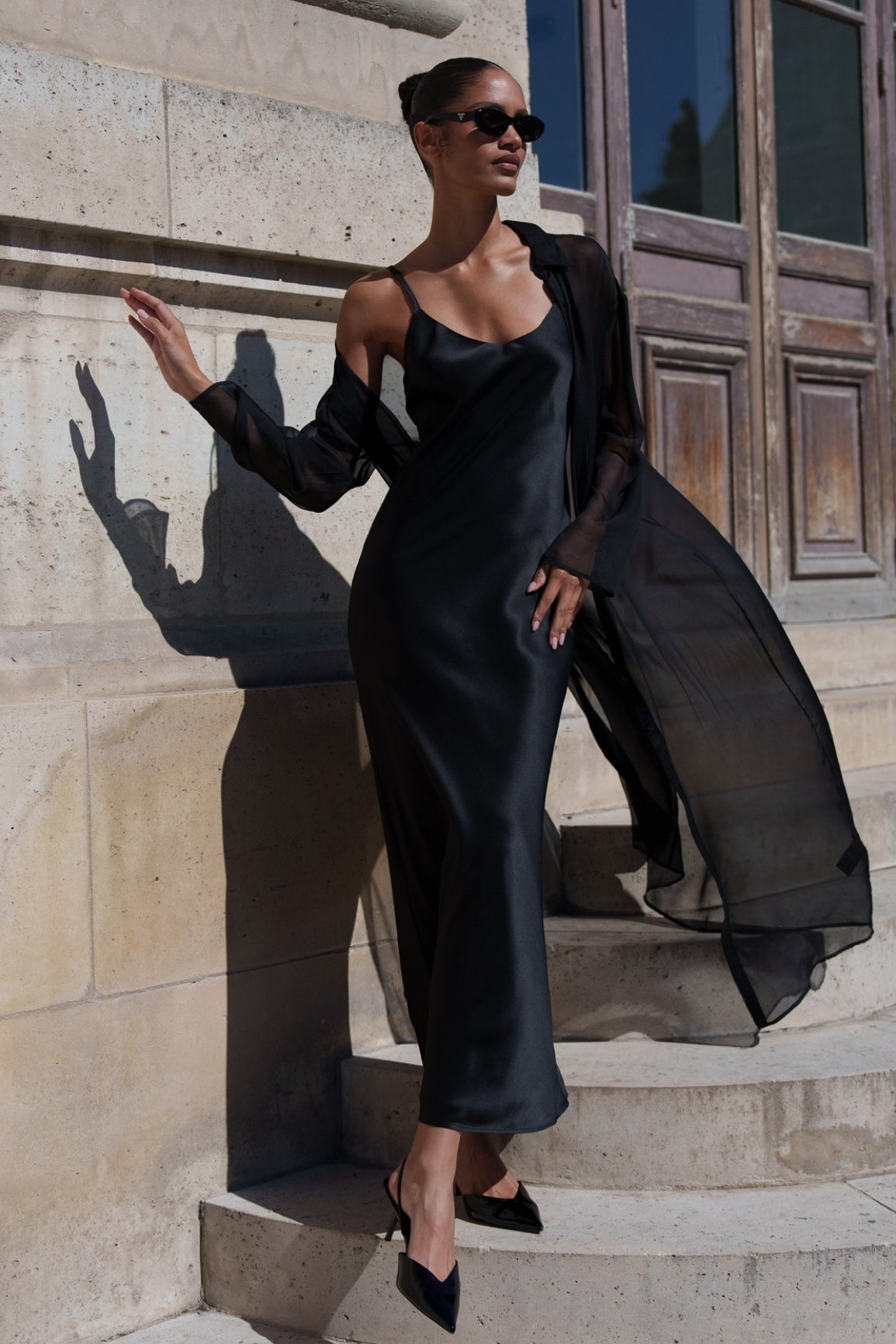 Silk Slip Dress Maxi