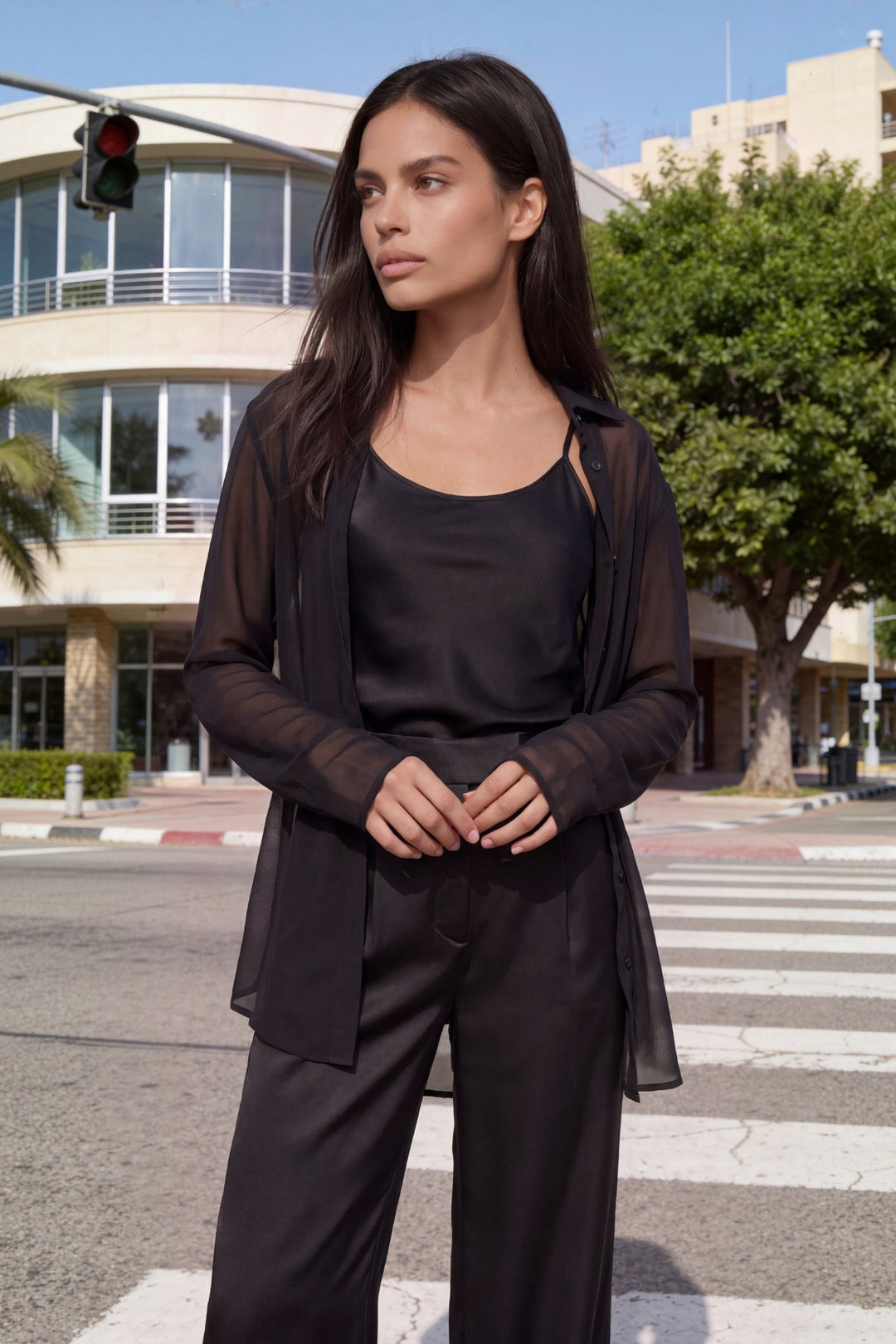 Silk Chiffon Blouse