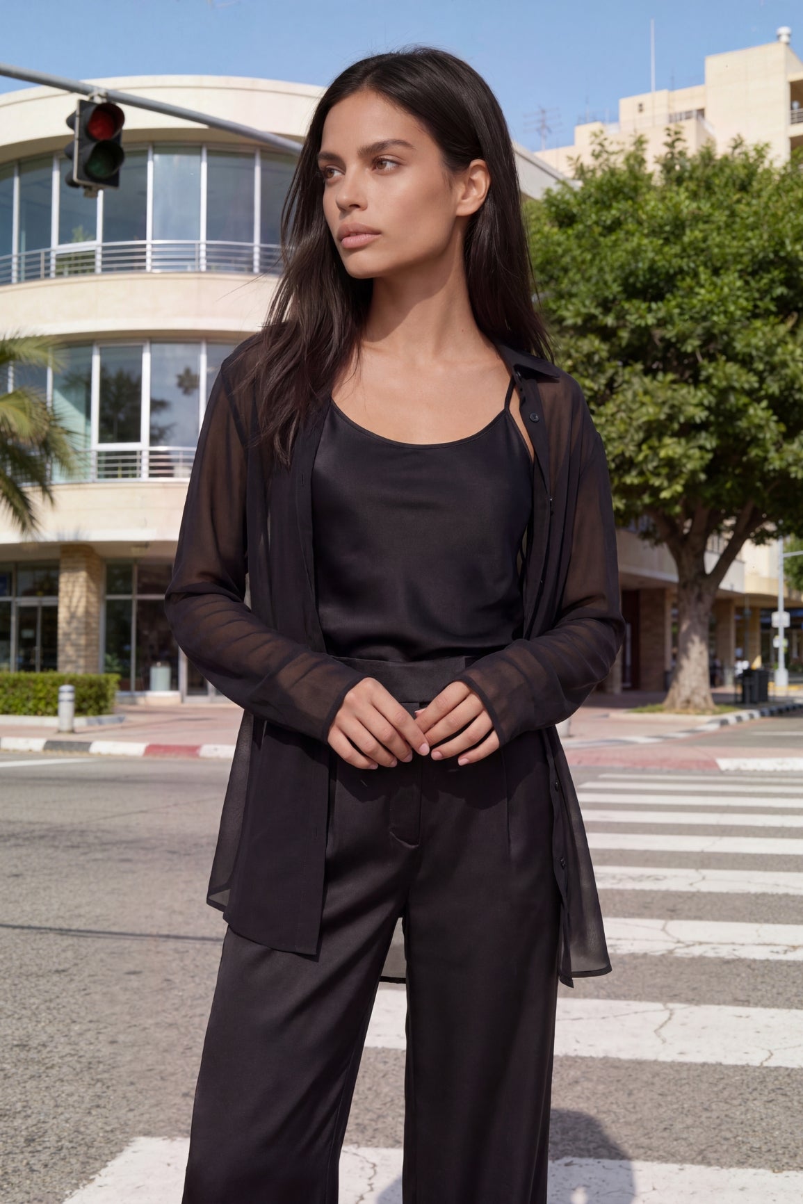 Silk Chiffon Blouse