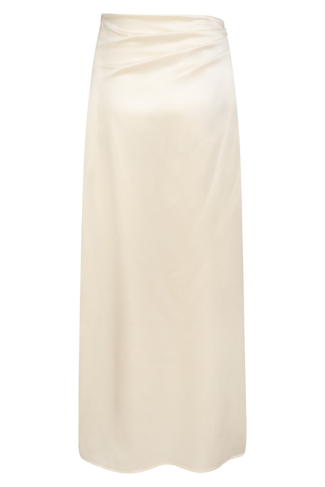 Silk Asymmetric Skirt