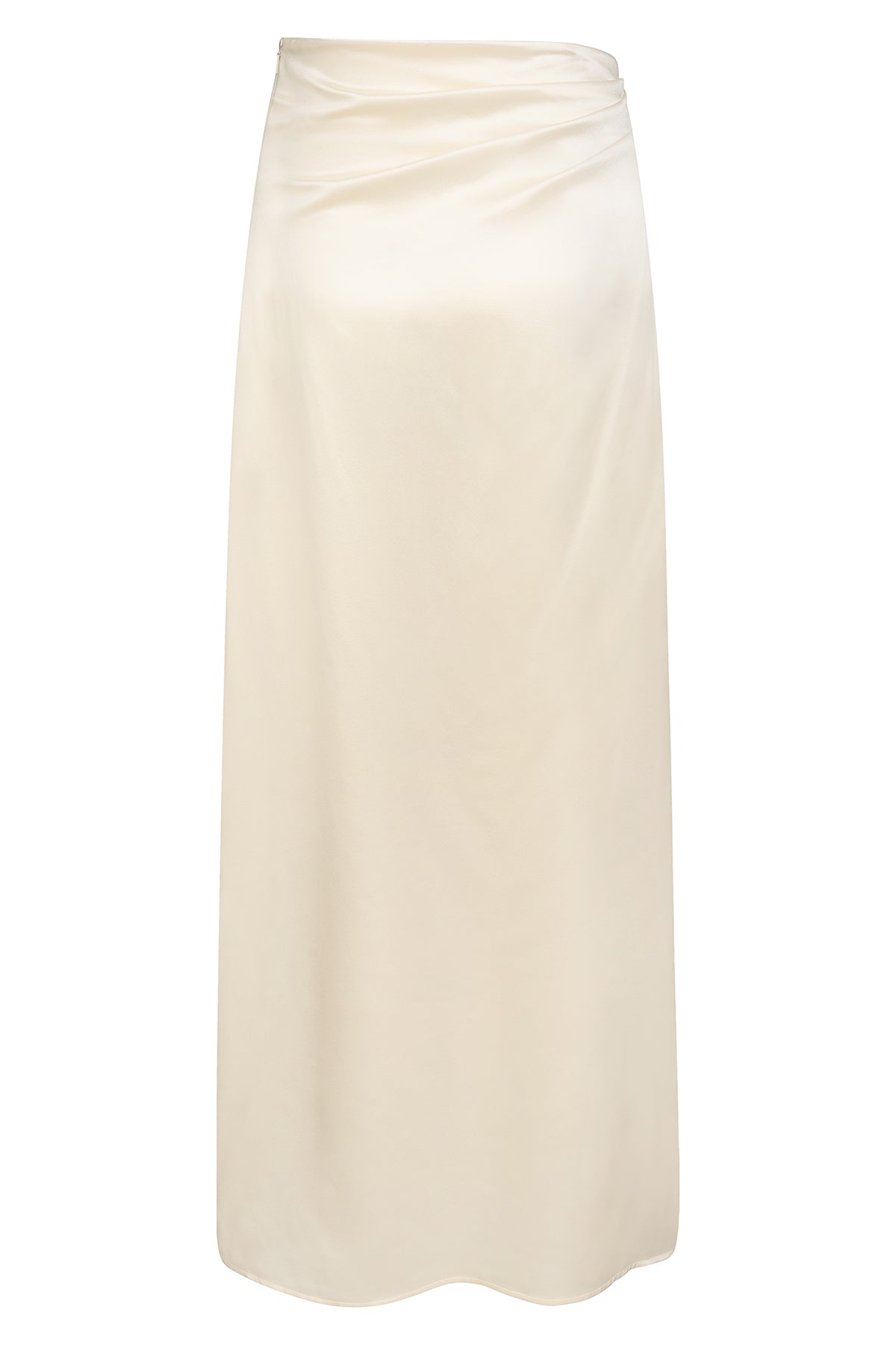 Silk Asymmetric Skirt