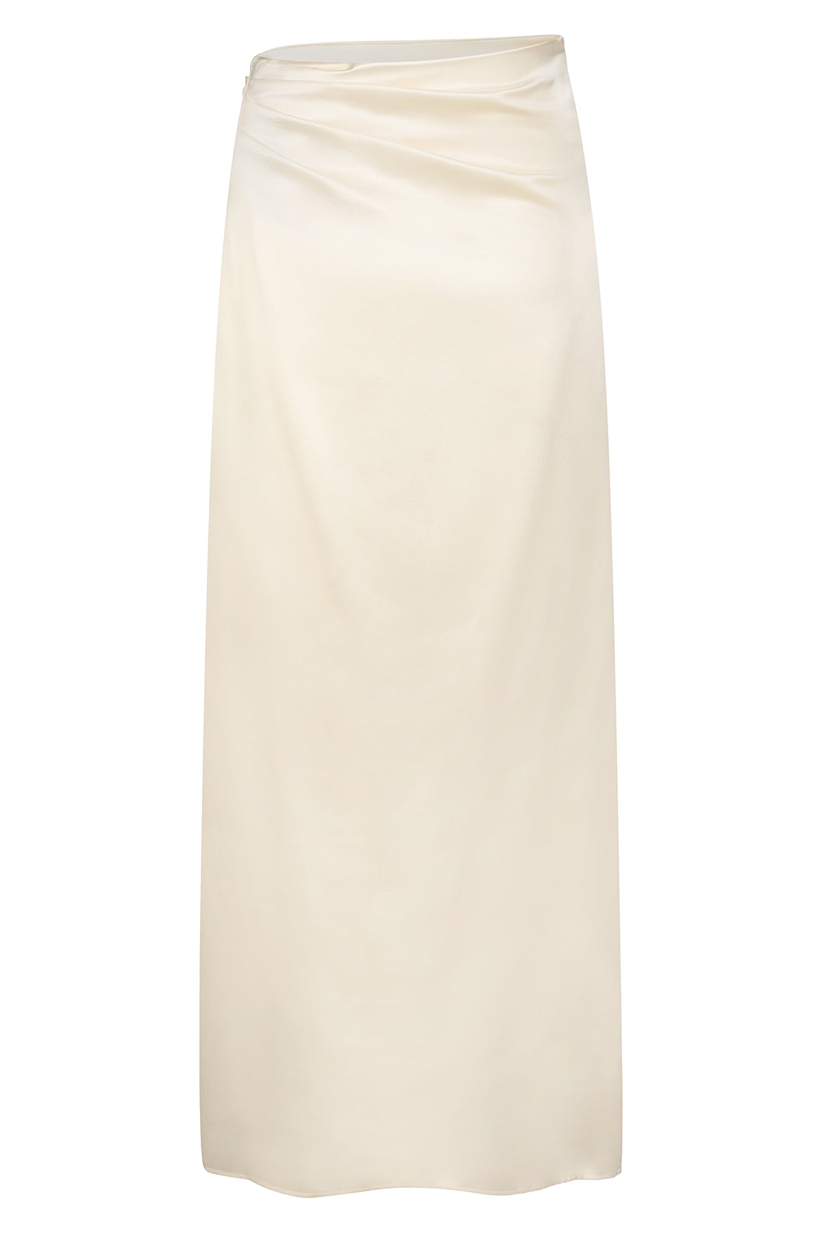 Silk Asymmetric Skirt