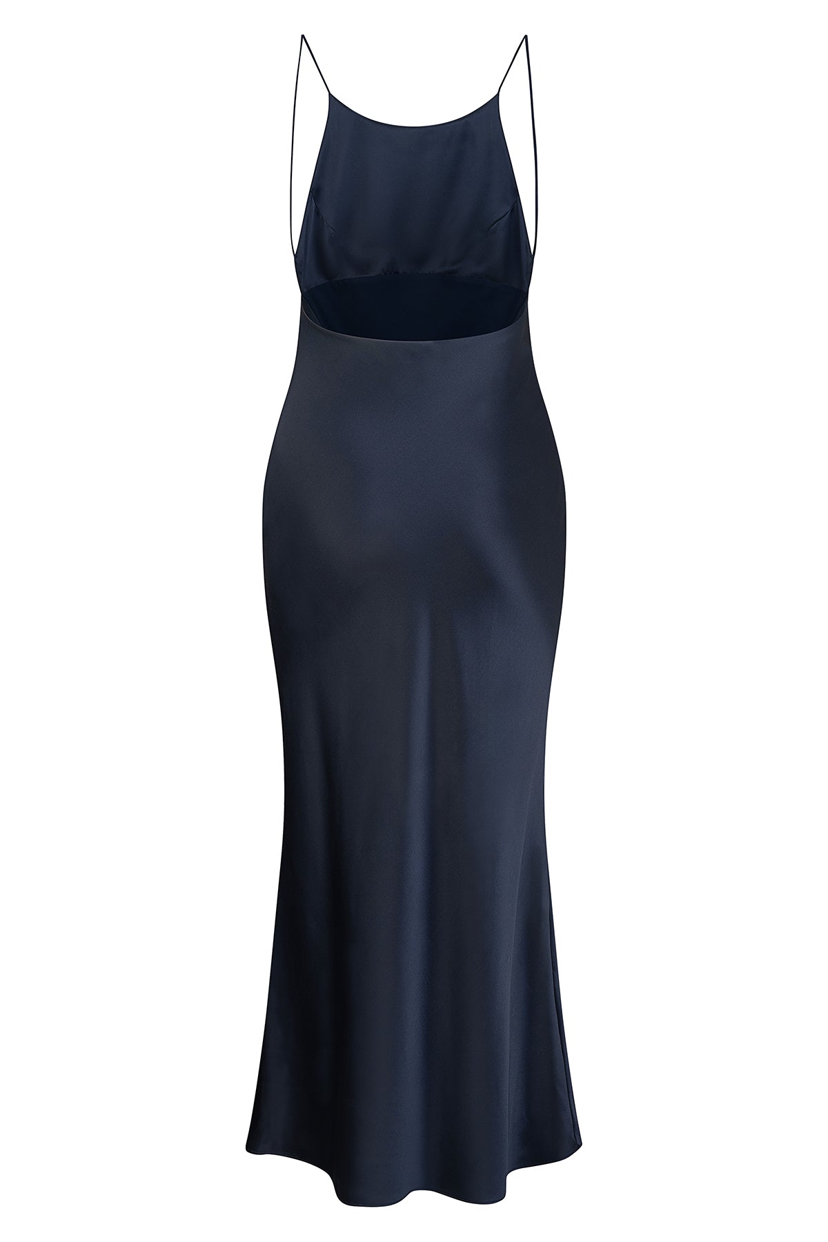 Silk Open-Back Dress