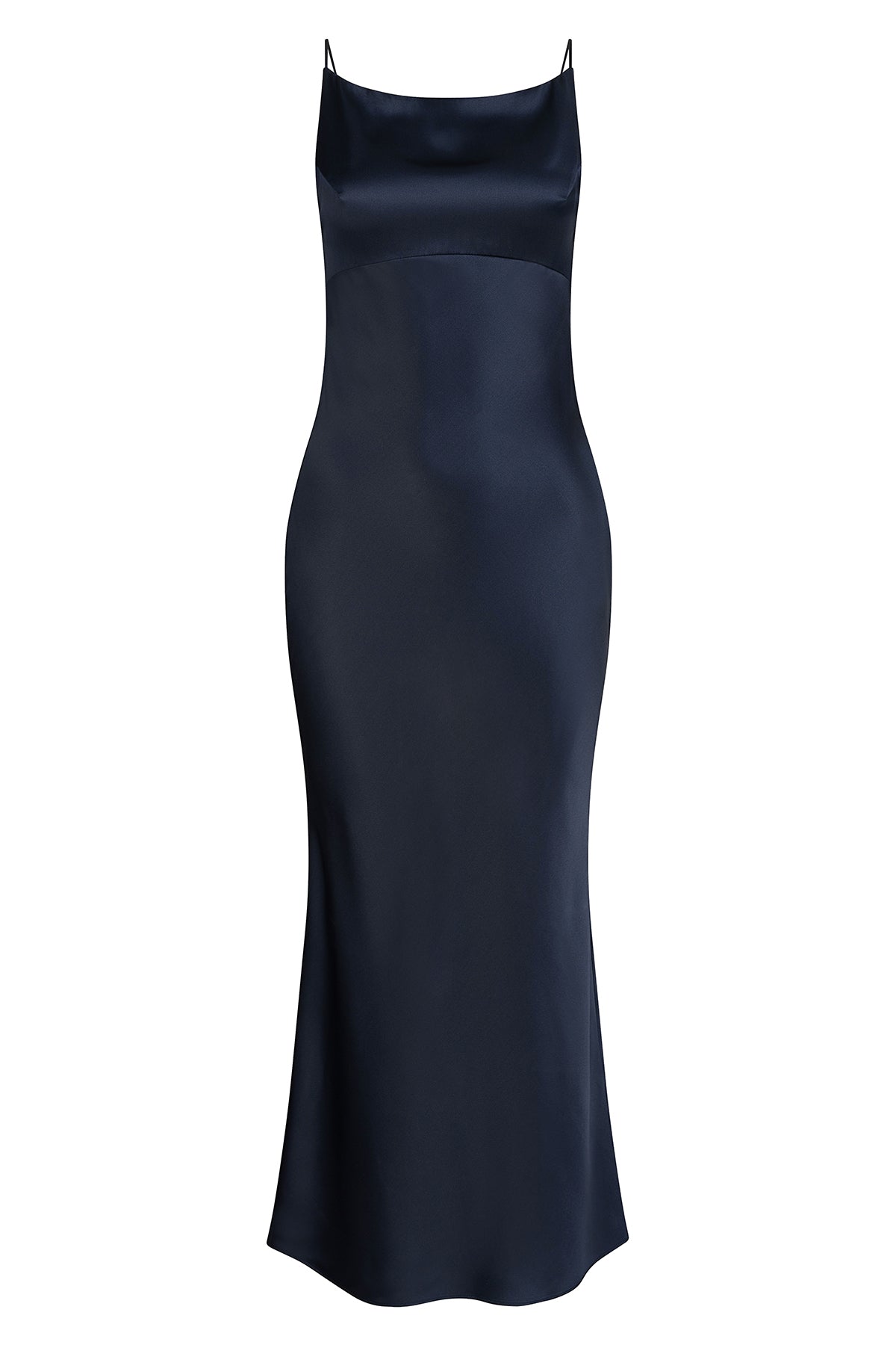 Silk Open-Back Dress