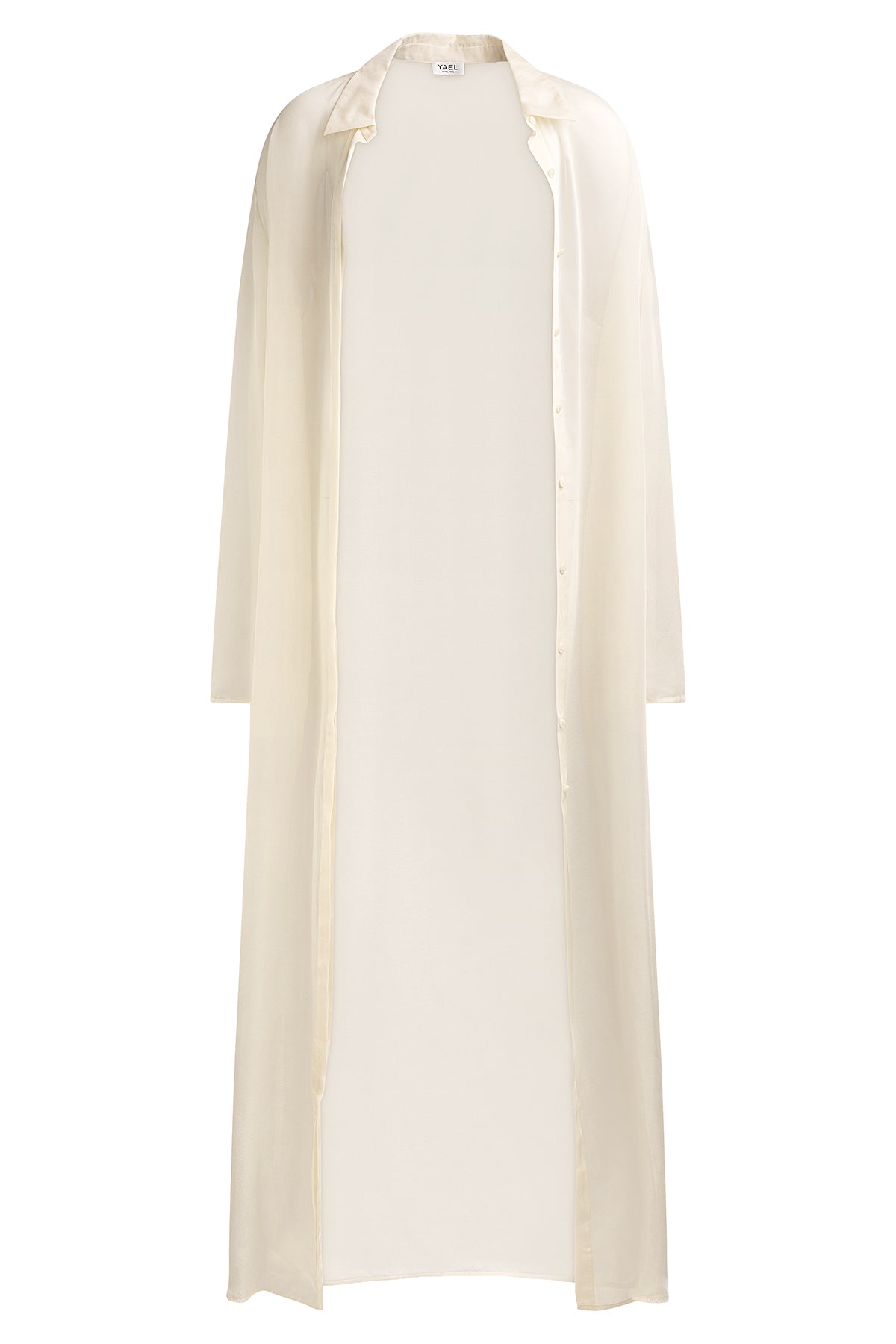 Silk Chiffon Blouse Long