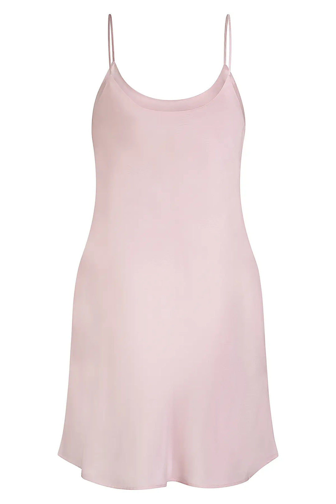 YAEL Short Sakura Silk Slip Dress – Back view showcasing the smooth silk fabric and flattering fit.