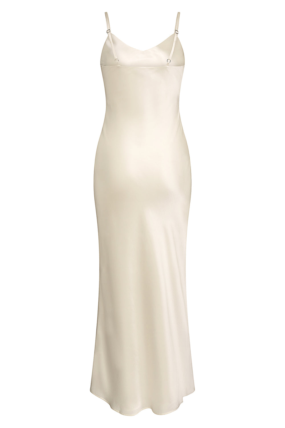Ivory Silk Slip Dress Maxi – YAEL