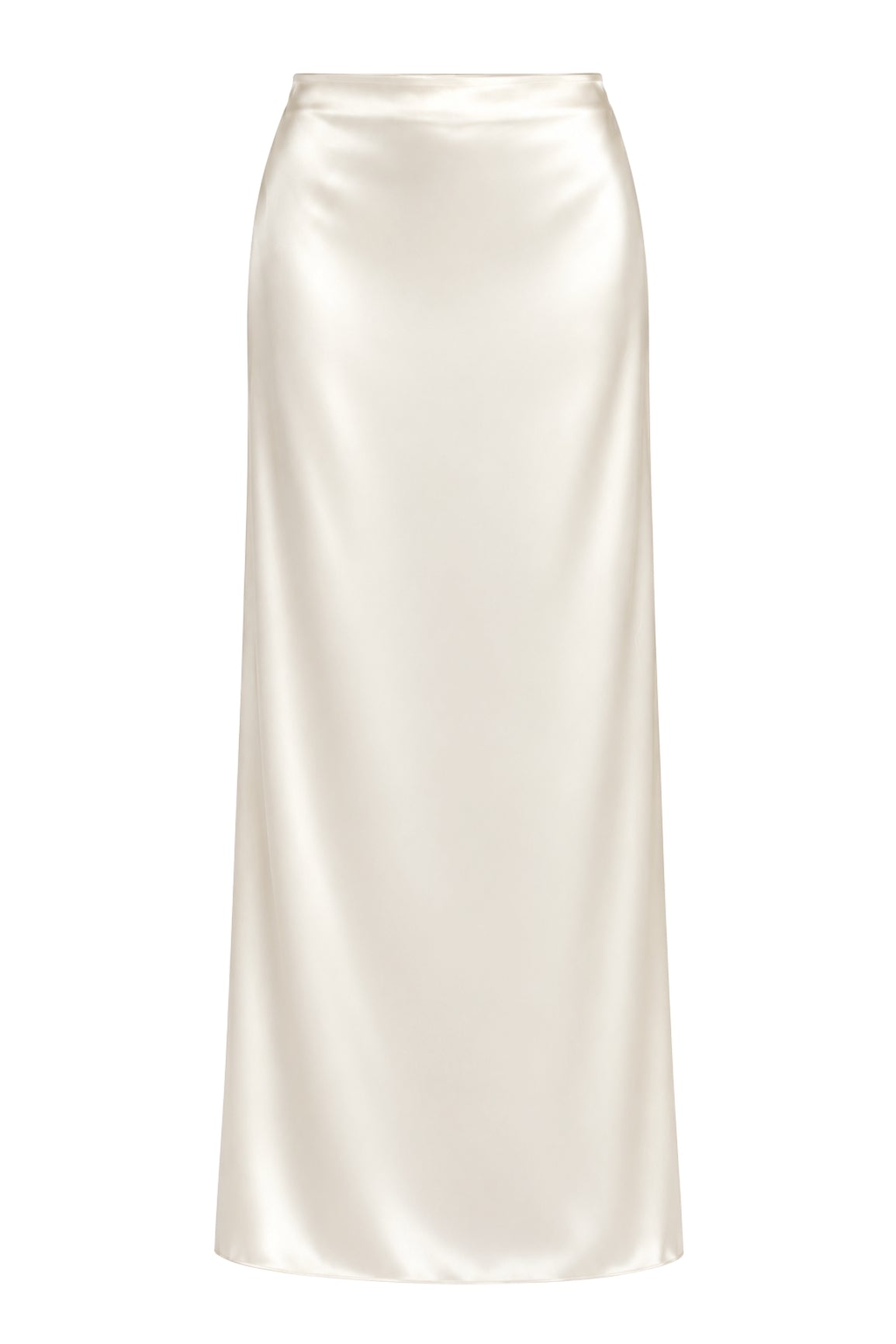 Ivory Silk Skirt Maxi