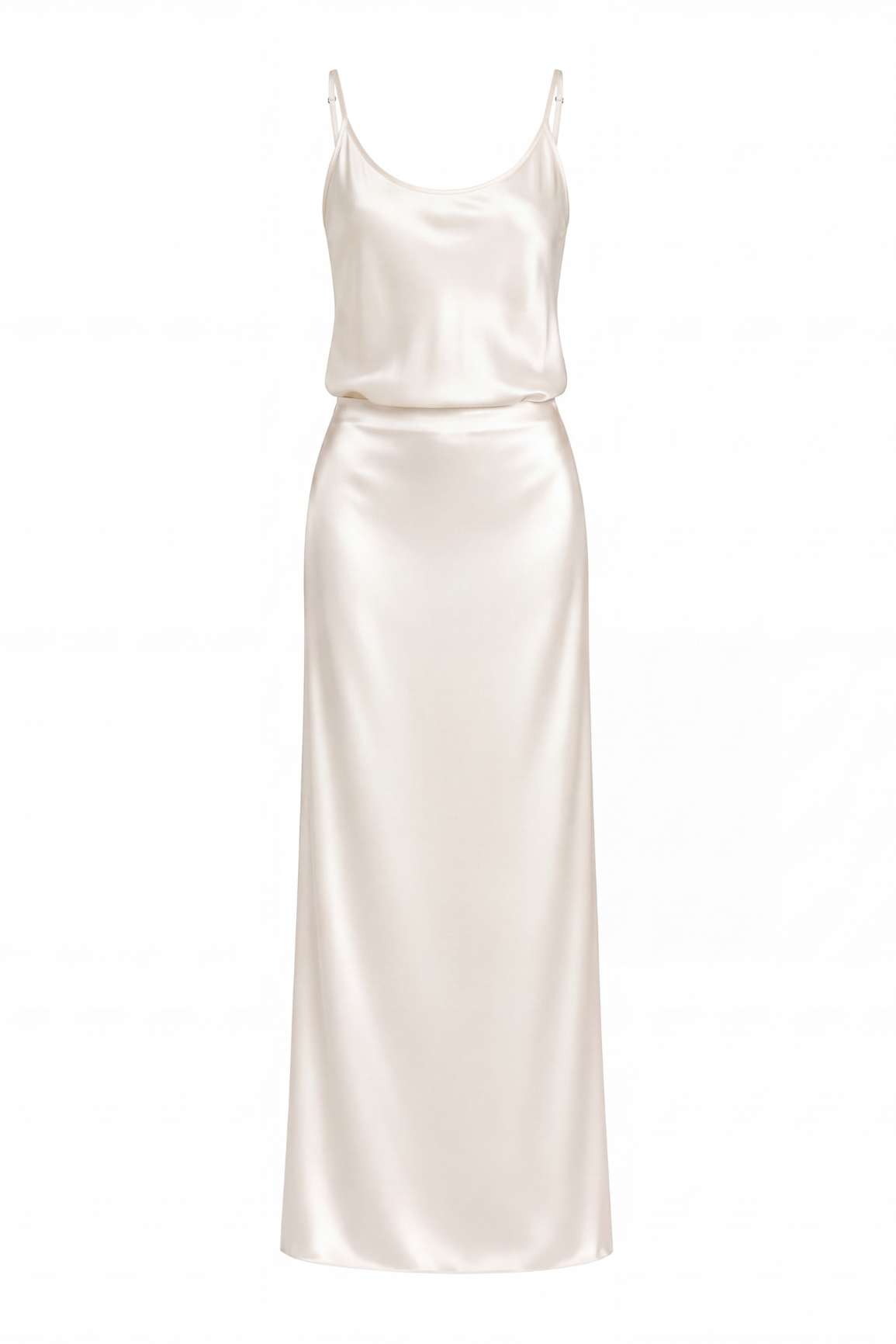 Ivory Silk Camisole & Skirt Set