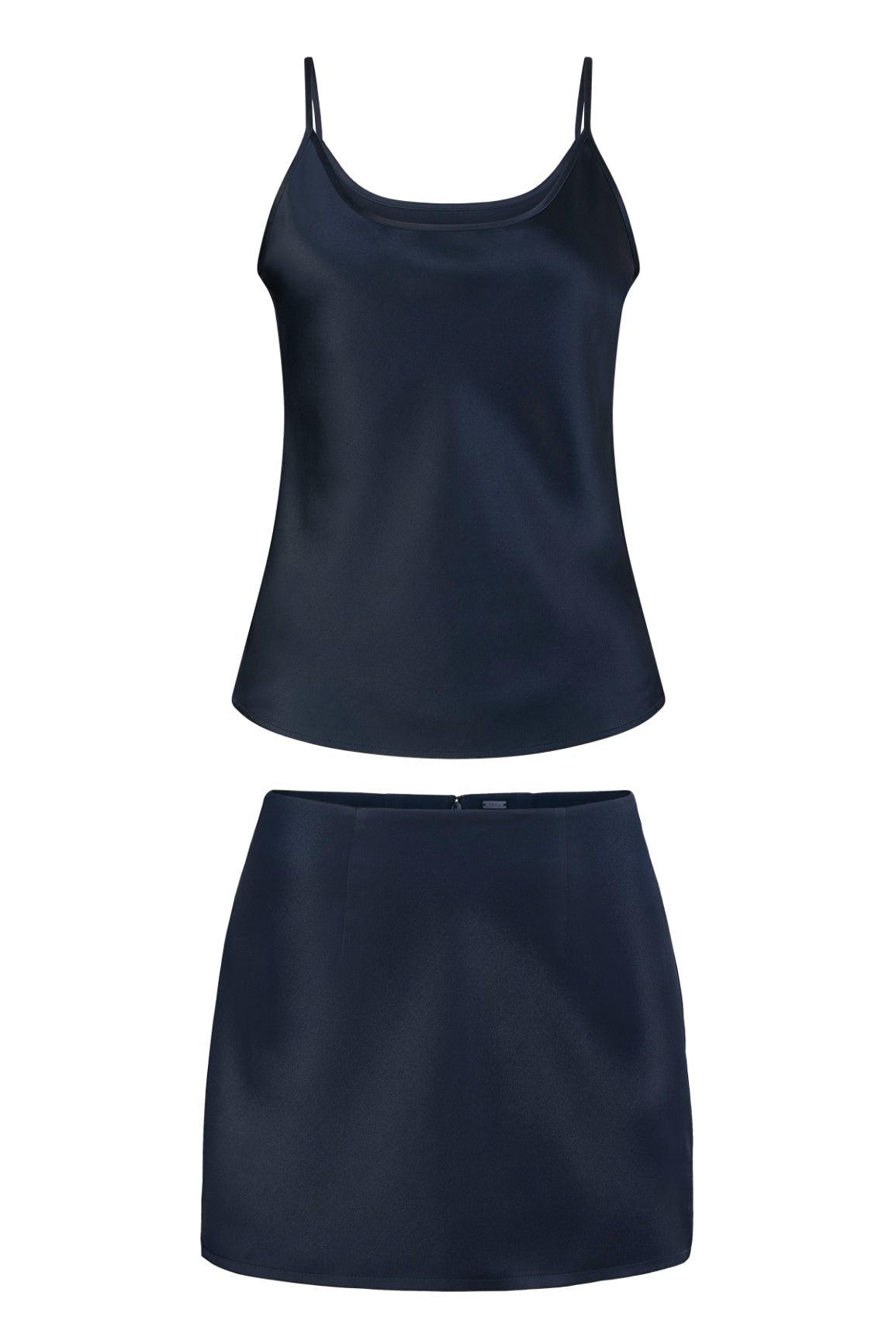 Midnight Silk Skirt Set Mini
