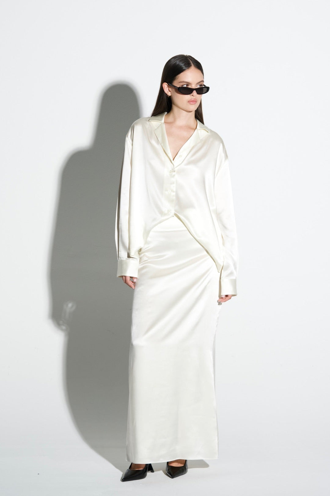 Silk Maxi Skirt