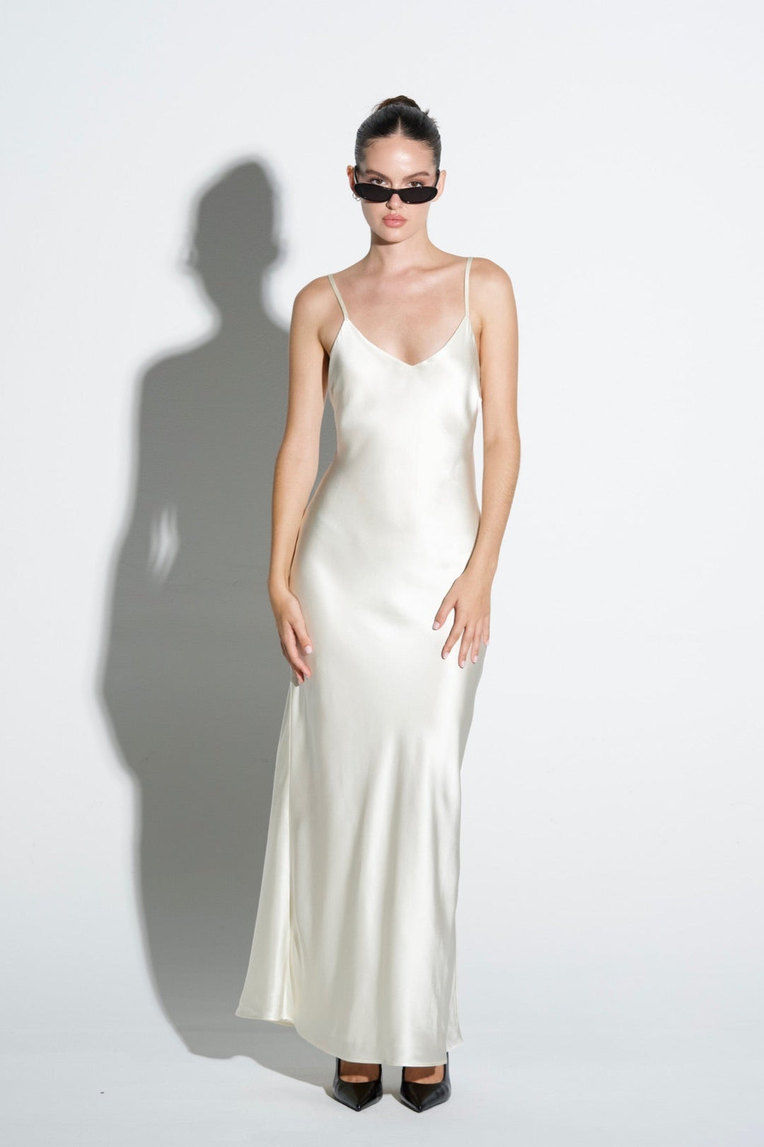 Silk Slip Dress Long