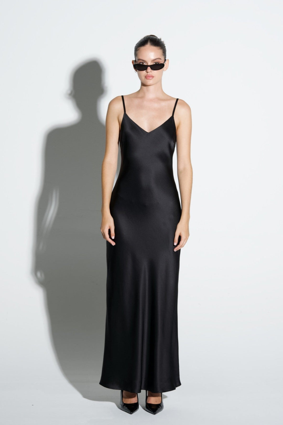 Silk Slip Dress Long