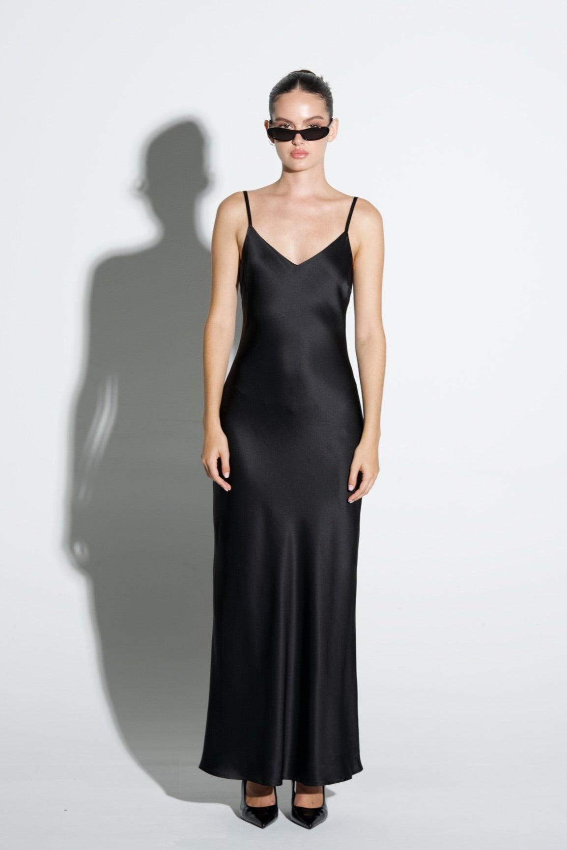 Silk Slip Dress Long