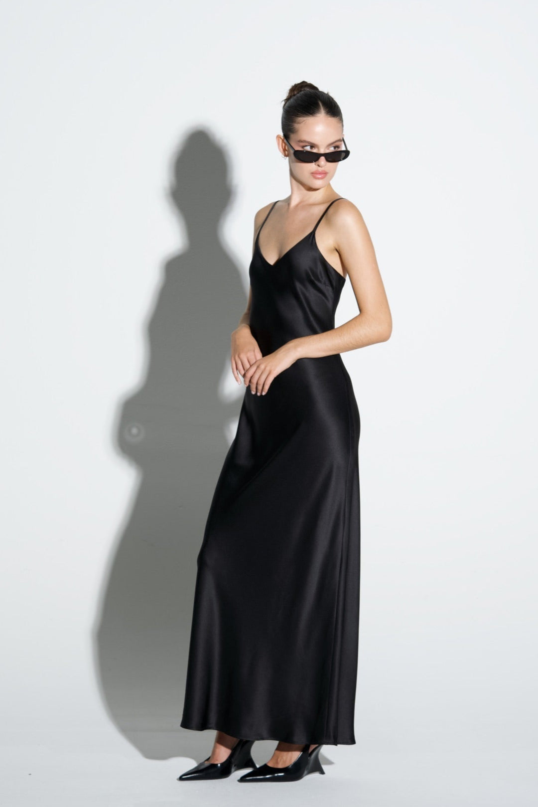 Silk Slip Dress Long