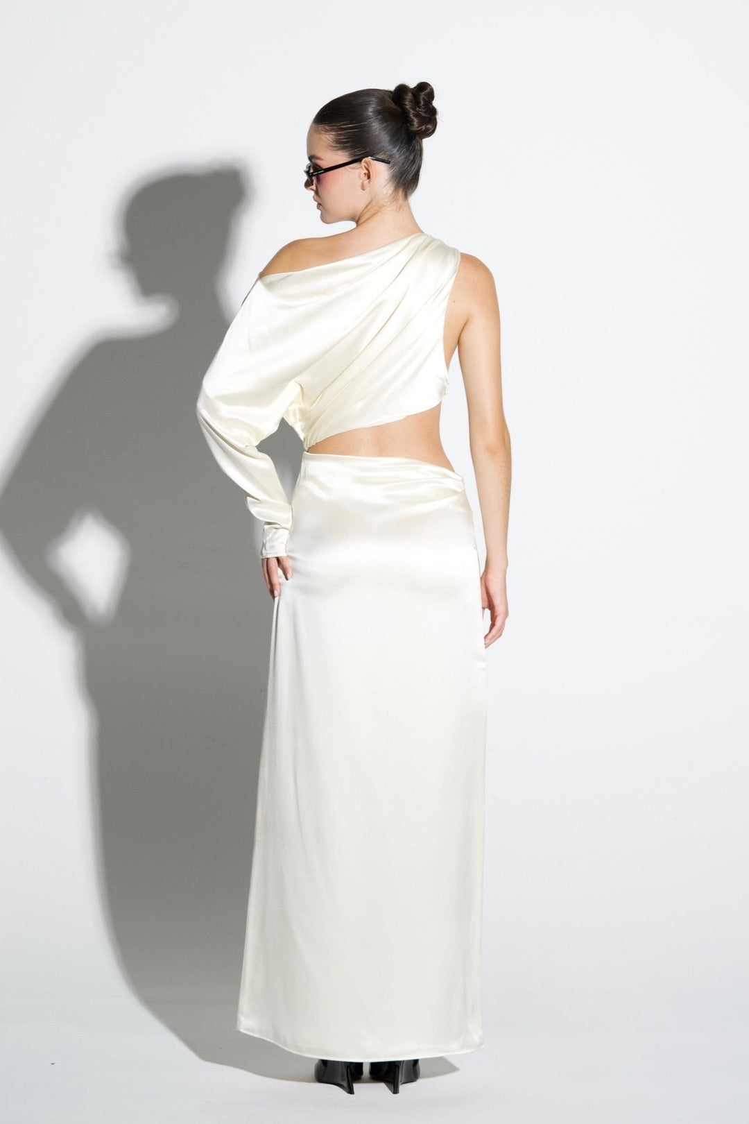 Silk Asymmetric Skirt